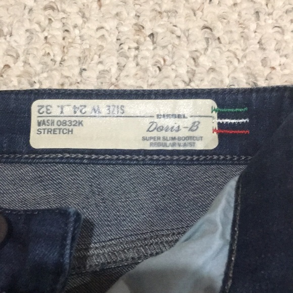 NWT Diesel Doris-B super slim bootcut W24 / L32 - Picture 7 of 12